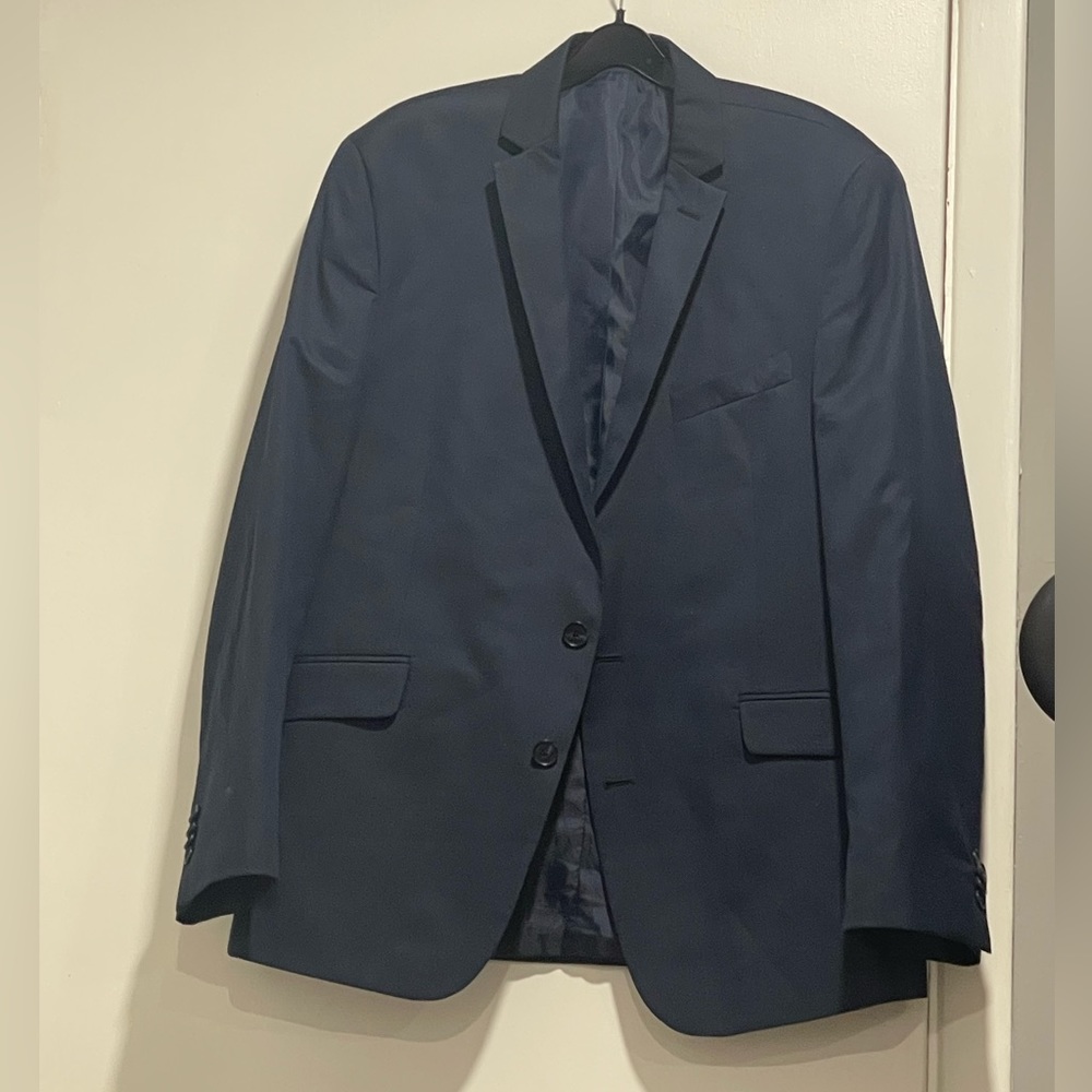 Kenneth Cole Reaction Mens Navy Jacket